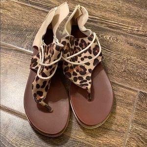 Cheetah sandals